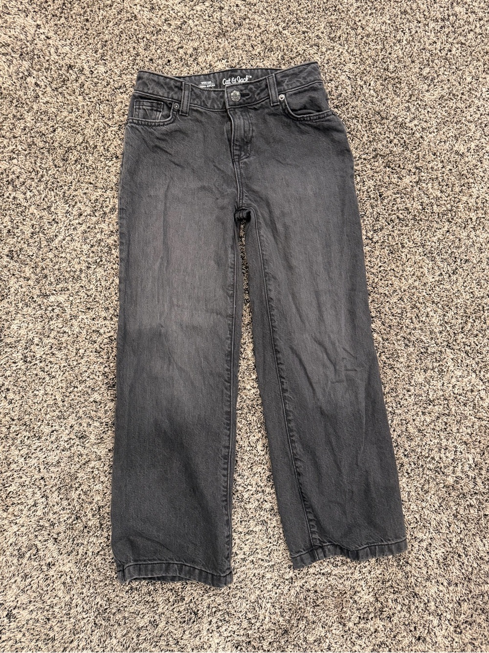 Cat & Jack Black Straight-Leg Kids Jeans